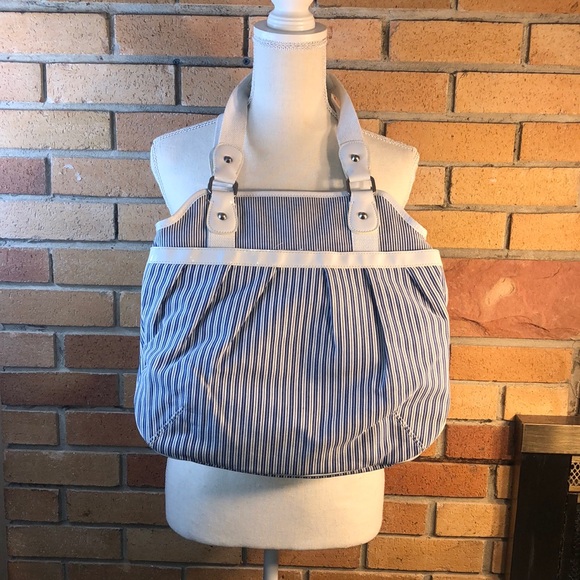 Necessary Objects Handbags - Nautical striped handbag